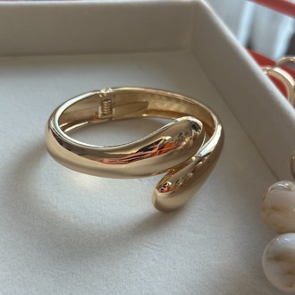 GOLD YILAN KELEPÇE BİLEKLİK