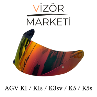 AGV K1 / K1s / K3sv / K5 / K5s Red Gold Vizör