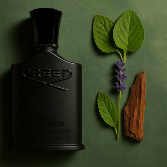 CREED GREEN IRISH TWEED DUPE