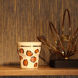 Voi ADA Ceramics Leopar Detaylı Espresso Bardak