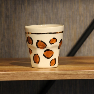 Voi ADA Ceramics Leopar Detaylı Espresso Bardak