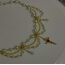 Gold kılıç inci kolye