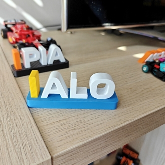 F1 - Fernando Alonso Özel Dekor