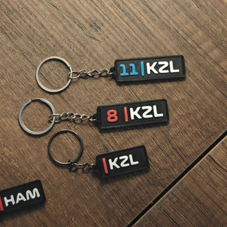 F1 İsime ve Numaraya Özel Anahtarlık
