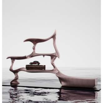Parametric Display Stand & Bench Unit | Dual essence I