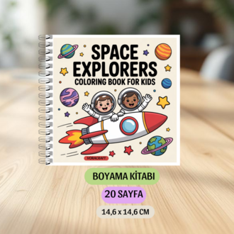 Astronot Boyama Kitabı KU0045