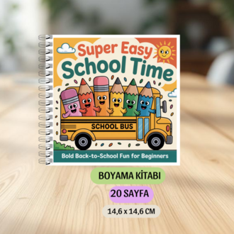 School Time Boyama Kitabı KU0020