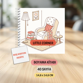 Boyama Kitabı, Köşeli Tatlı Ev Boyama KŞ00012