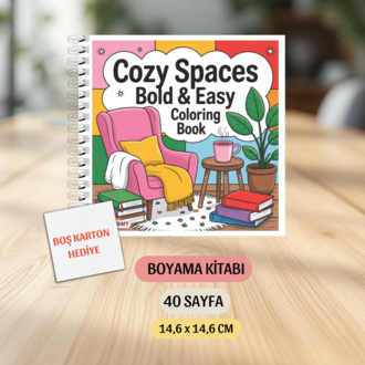 Cozy Ev Boyama Kitabı KŞ00044