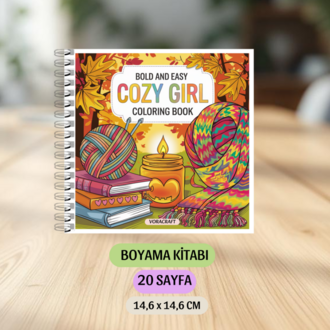 Cozy Girl Boyama Kitabı KU0039
