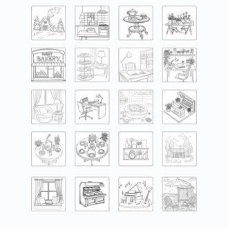 Boyama Kitabı, Little Corner Coloring Book Boyama KŞ00022