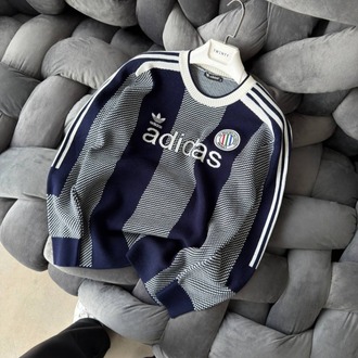 Adidas Lacivert Triko Kazak