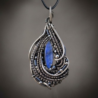 Echo of the Deep - Labradorite Pendant