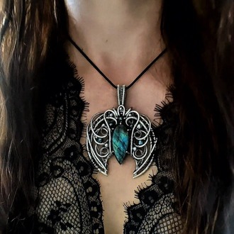 Wings of Intuition - Labradorite Pendant