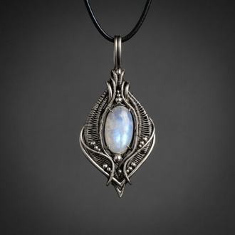 Stone of the Silent North - Moonstone Pendant