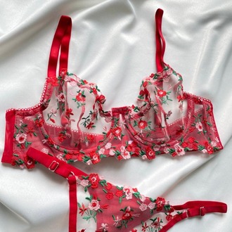 Kırmızı Bralet Takım