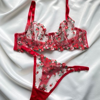 Kırmızı Bralet Takım