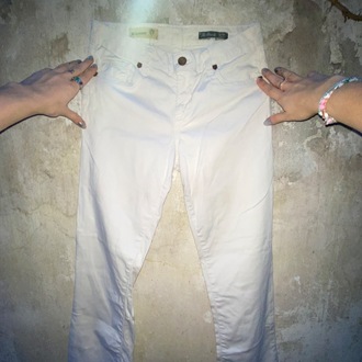 white jeans