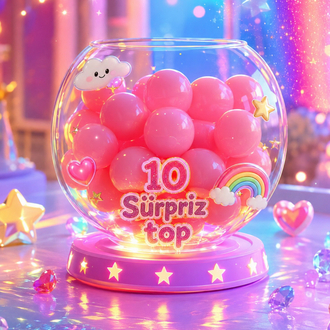 10 Ürünlük Sürpriz Top Paketi 