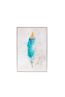 Boho Tüy Motifli Kanvas Tablo Modern Salon Duvar Dekoru Tuval Duvar Panosu