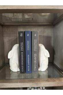 Mermer Tavşan Kitap Ayracı