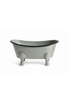 Dekoratif Metal Sabunluk Vintage Küvet Tasarım Banyo Sabunluk Banyo Lavabo Dekoru