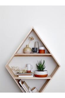 Bej Porselen Dekoratif Vazo Modern Minimal Salon Konsol Masa Üstü Şık Tasarım 11 cm