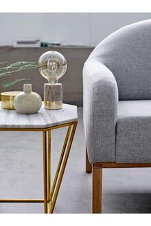 Bej Porselen Dekoratif Vazo Modern Minimal Salon Konsol Masa Üstü Şık Tasarım 11 cm