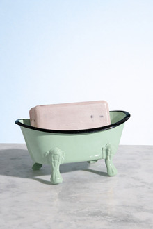 Dekoratif Metal Sabunluk Vintage Küvet Tasarım Banyo Sabunluk Banyo Lavabo Dekoru