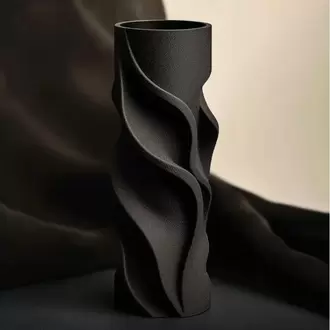 Spiral Akış Vazosu - 3D Baskı Dekoratif Vazo