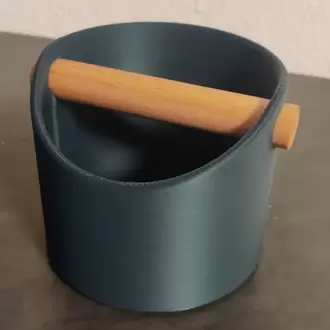 Genişletilmiş Espresso Knock Box – 120mm Çaplı - Çubuk Destekli
