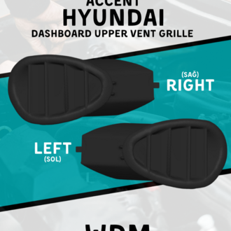 Hyundai Accent 1995-2000 Torpido Üstü Havalandırma Izgarası Seti (Sağ & Sol)