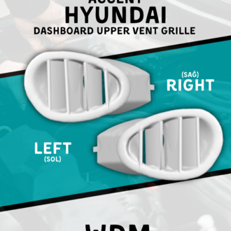 Hyundai Accent 1995-2000 Torpido Üstü Havalandırma Izgarası Seti (Sağ & Sol)