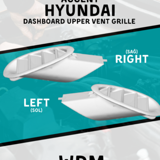 Hyundai Accent 1995-2000 Torpido Üstü Havalandırma Izgarası Seti (Sağ & Sol)