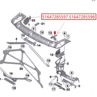 BMW F30 328D 328I 335I FAR AYAĞI / BAĞLANTI BRAKETİ