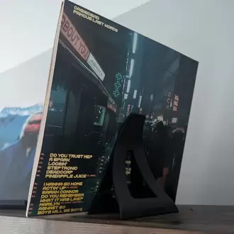 2025 Minimalist Vinyl Plak Standı | LP Albüm Sergileme Aparatı – Modern Tasarım