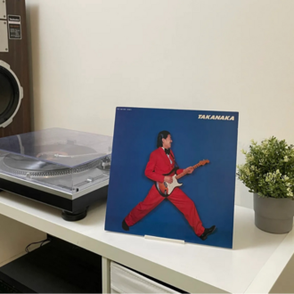 Vinil Plak Standı – Modern Görünümlü Masa Üstü Plak Tutucu | Retro Müzik Dekoru