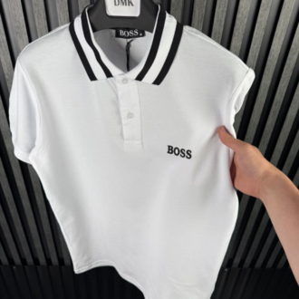 BOSS Polo Yaka Beyaz tshirt