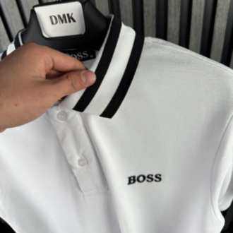 BOSS Polo Yaka Beyaz tshirt