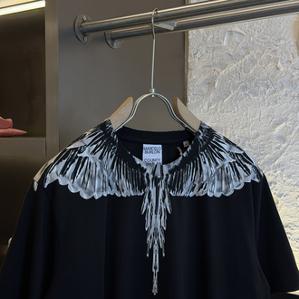 Marcelo Burlon Logo Appliquéd %100 Cotton Tshirt