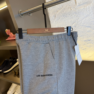 Les Benjamins Logo Appliquéd %100 Cotton Track Short