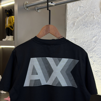 Armani Exchange Logo Appliquéd %100 Cotton Tshirt