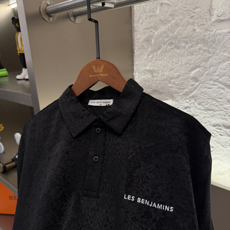 Les Benjamins Classics %100 Cotton Polo Tshirt Siyah