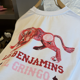 Les Benjamins Logo Appliquéd %100 Cotton Tshirt