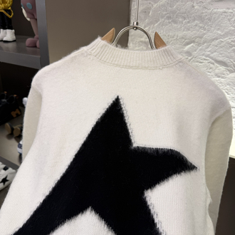 Golden Goose Premium %100 Pamuk Triko Kazak