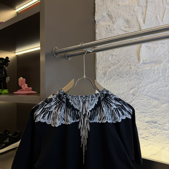 Marcelo Burlon Logo Appliquéd %100 Cotton Tshirt