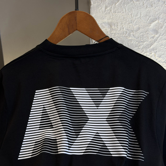 Armani Exchange Logo Appliquéd %100 Cotton Tshirt