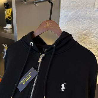 Ralph Lauren %100 Cotton Full Zip Hoodie