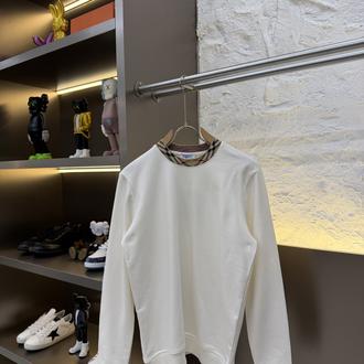 Burberry Premium %100 Pamuk Sweatshirt