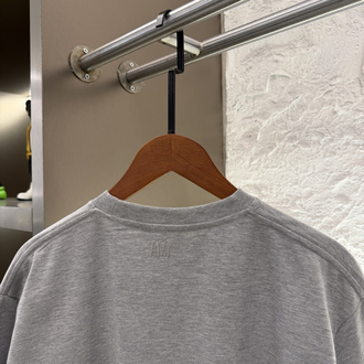 Ami Paris Logo Appliquéd %100 Cotton Tshirt